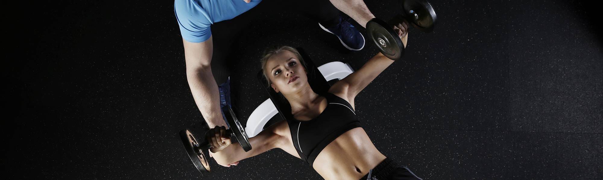 Woman weightlifting